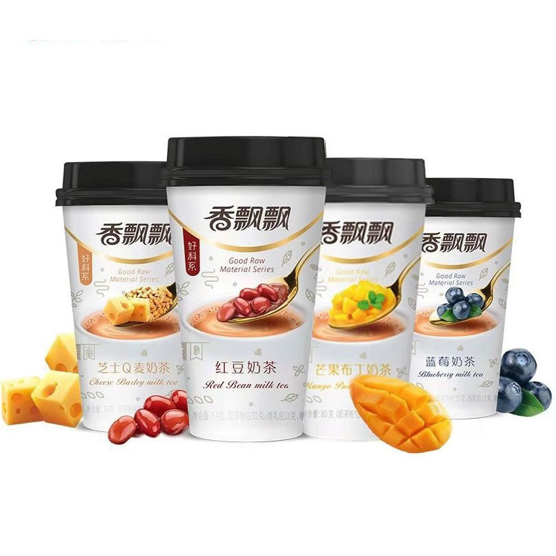 新货香飘飘芝士燕麦奶茶82g30杯装美味早餐冲饮奶茶包邮