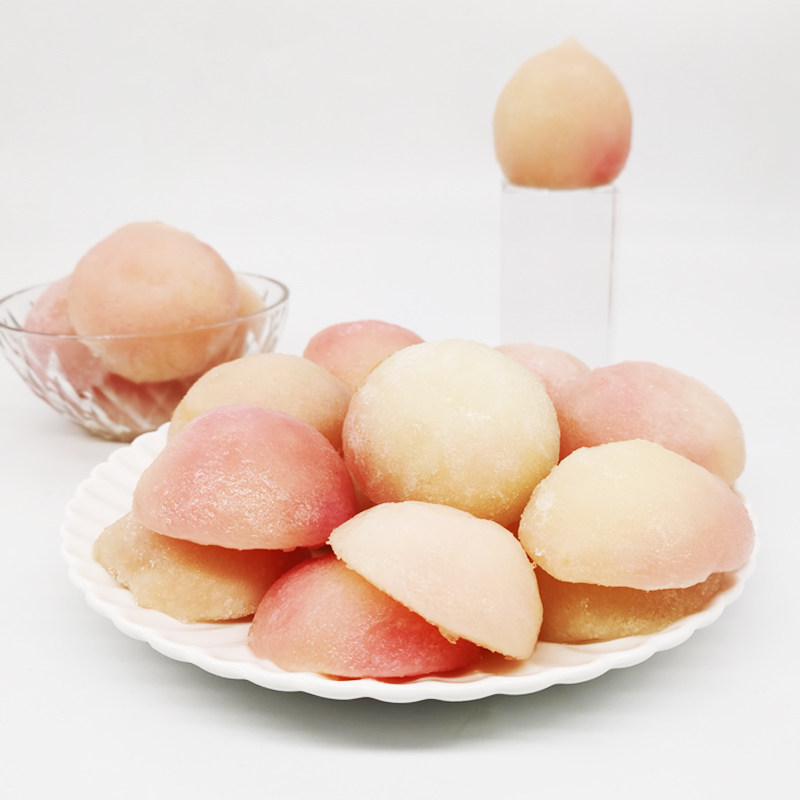 冷冻水蜜桃冰冻新鲜水果榨汁烘焙果汁果酱江浙沪桃