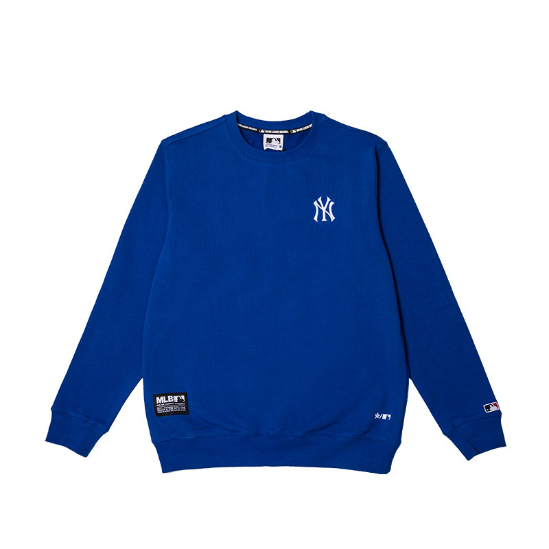 华人潮社yankeesmlb春季薄款经典刺绣卫衣潮男卫衣