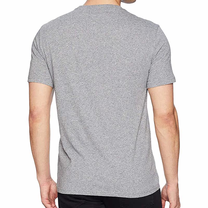 短袖美国正品calvinkleinck男夏纯棉字母印花t恤