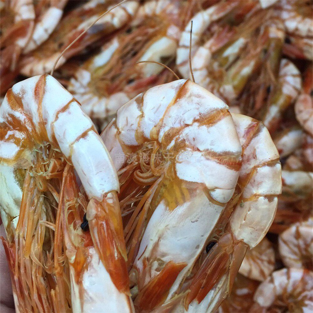 南澳250g补钙草虾干草海虾大号对虾虾干特产虾干
