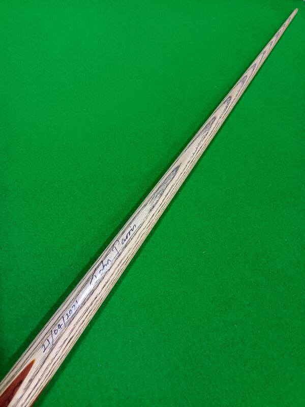 英国johnparrisultimate3818可可木带标球杆签名台球杆