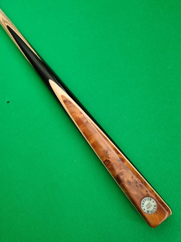 金牌台球英国trevorwhite树瘤插花通杆优选木材台球杆