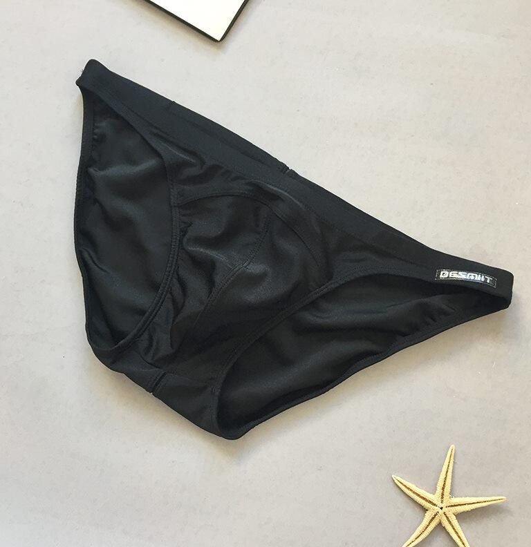 泳裤男性感纯色低腰紧身三角裤夏潮款沙滩度假比基尼男士游泳裤