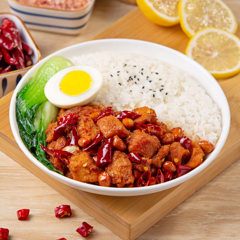 新美商用快餐包快餐料理外卖速食方便10袋170g自热米饭