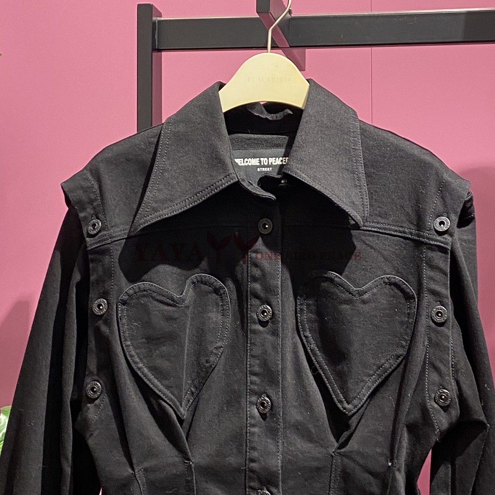 one bird peace女春季a3fab119989鸟家可脱卸牛仔连衣裙a3fab1199