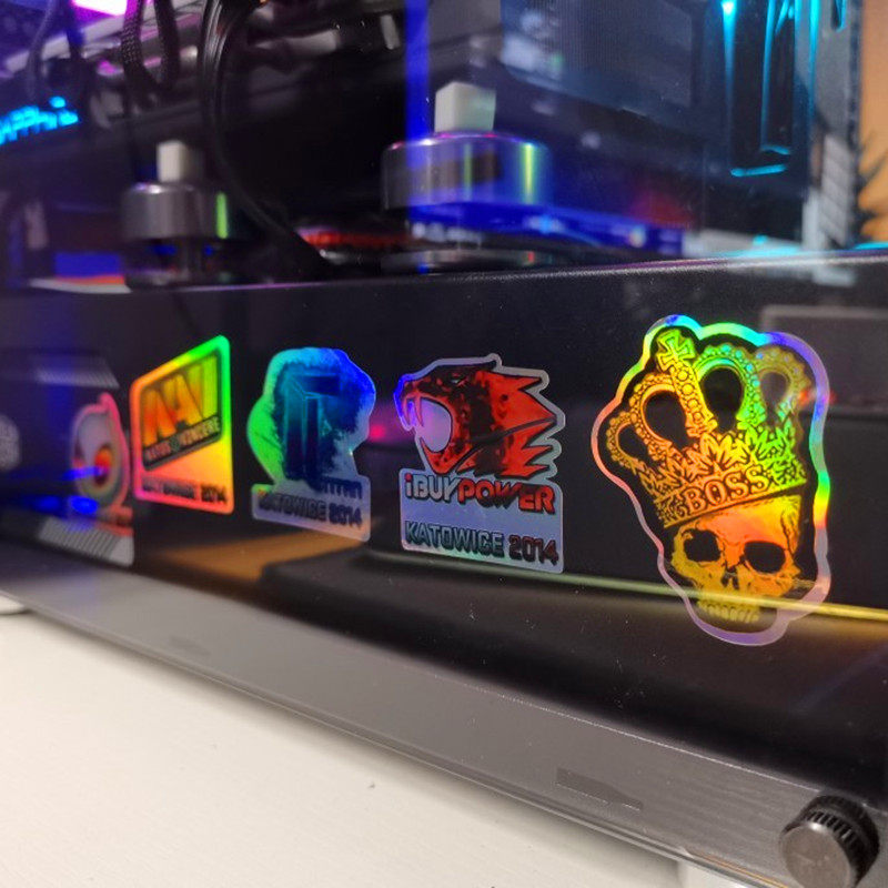 卡通游戏周边实物csgo全息贴纸印花泰坦战队选手s1mple防水反光变