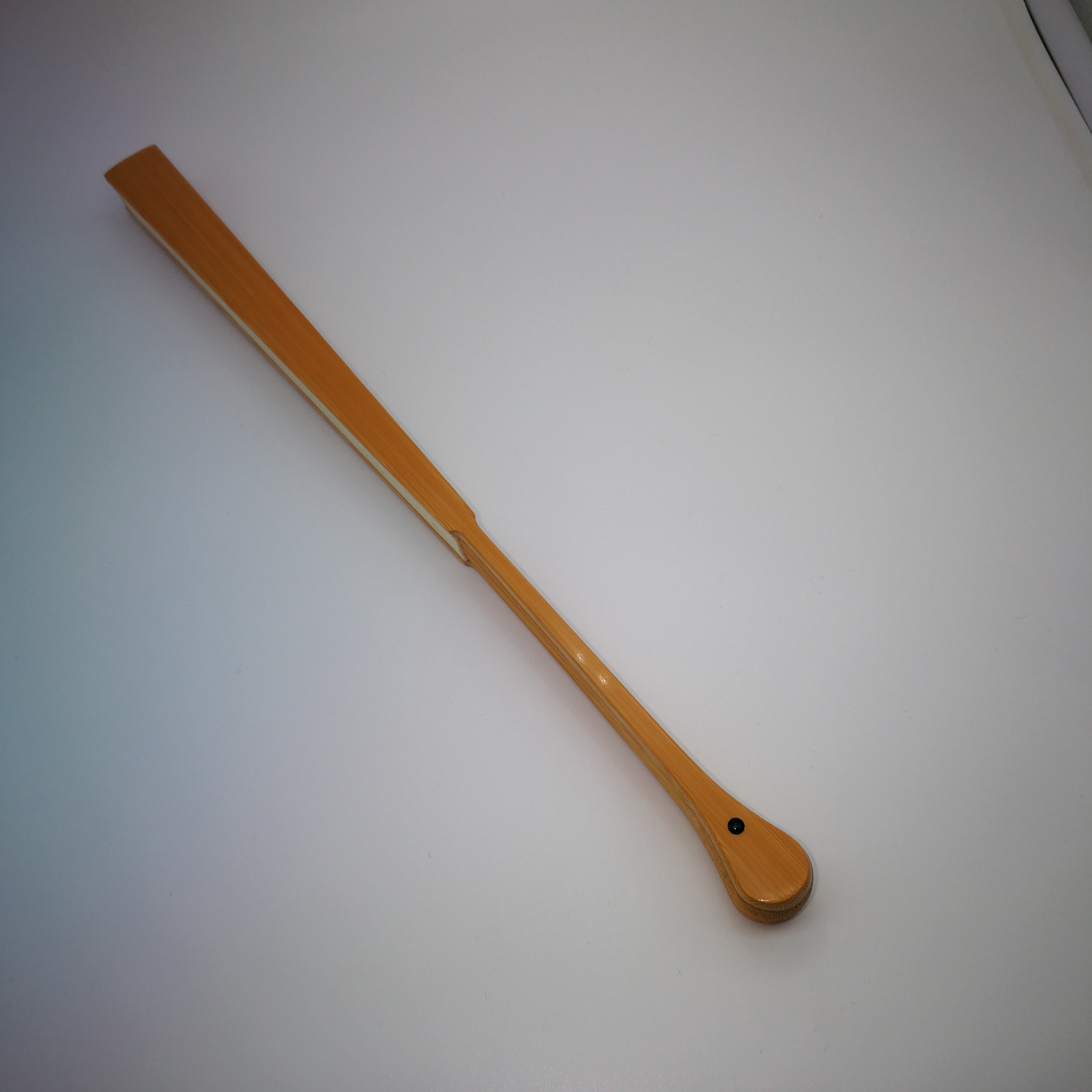 扇子玉竹折扇文玩95寸水滴头型苏工送礼收藏扇子