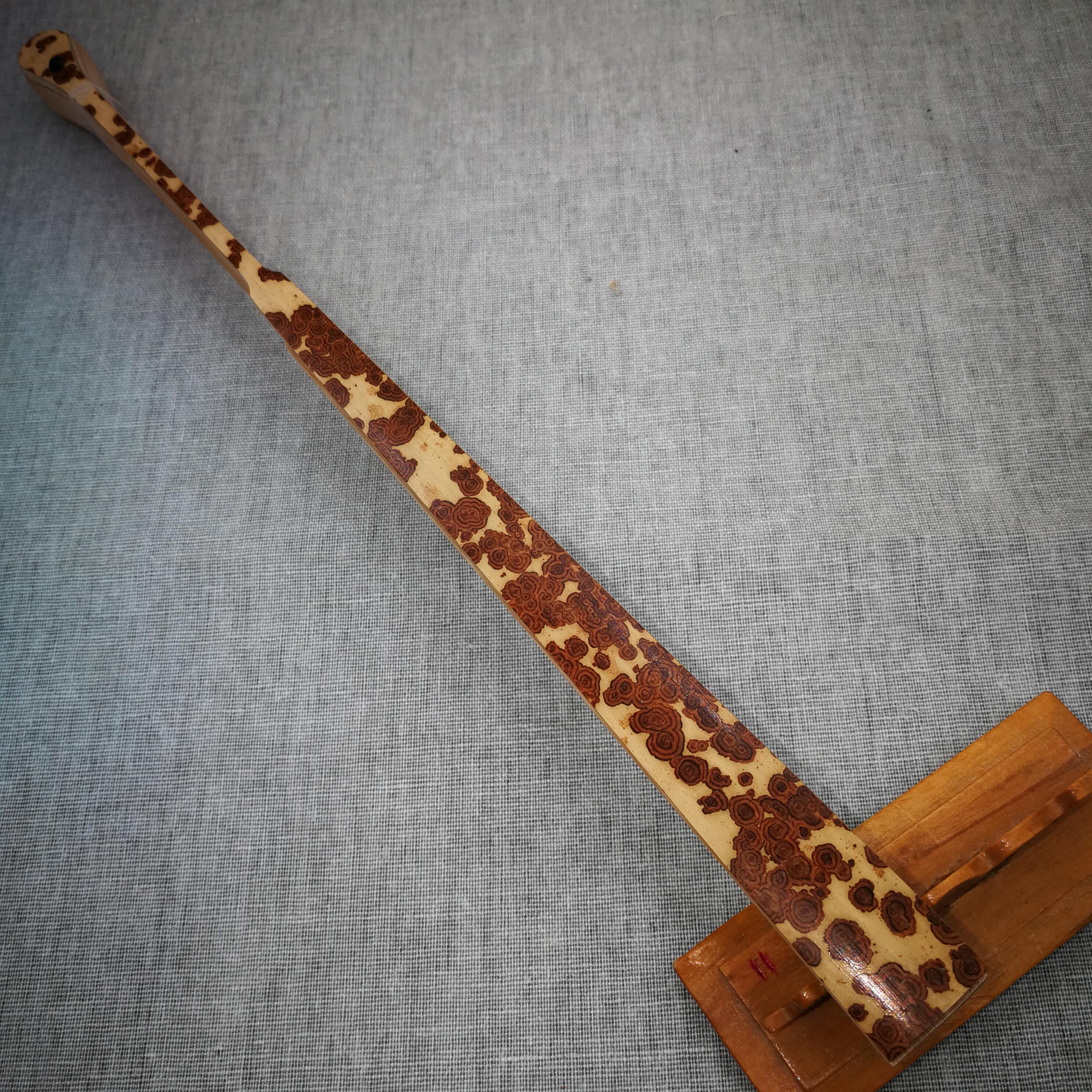 精品湘妃竹折扇水滴头型文玩收藏礼品扇子配苏扇子