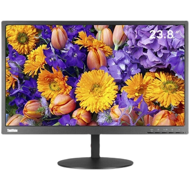 联想24寸液晶电脑显示器高清ips家用办公238英寸te2410显示器