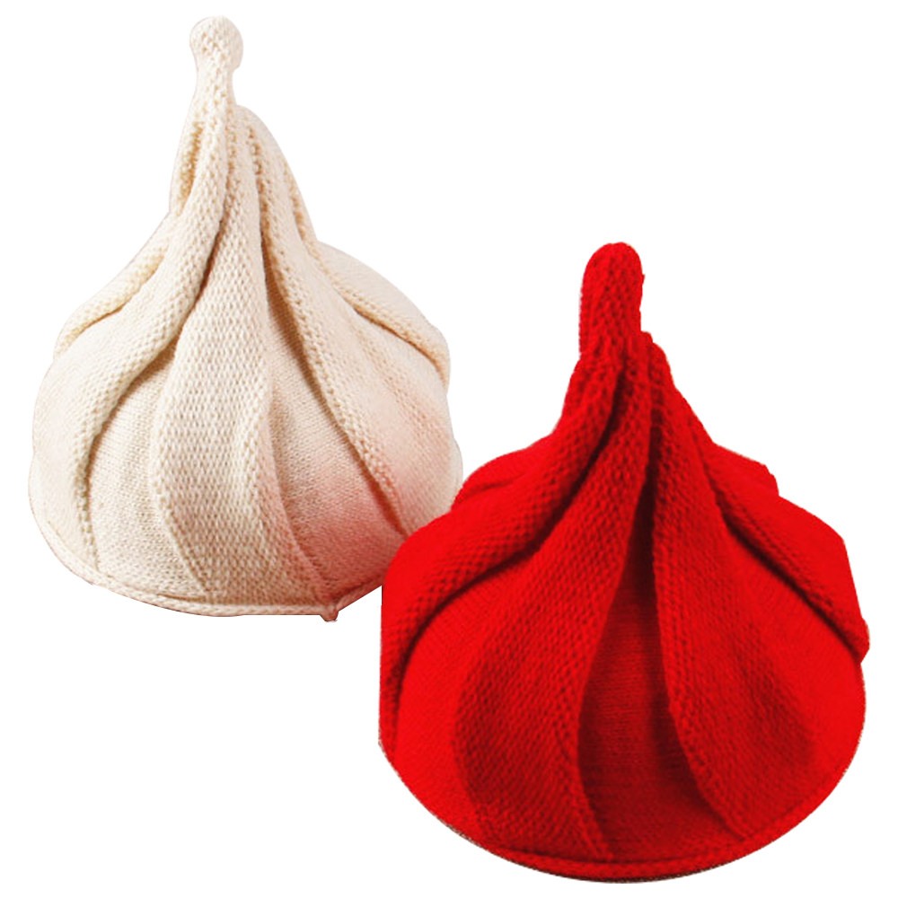 北欧欧风秋冬保暖休闲扭扭帽女针织毛线帽子帽子