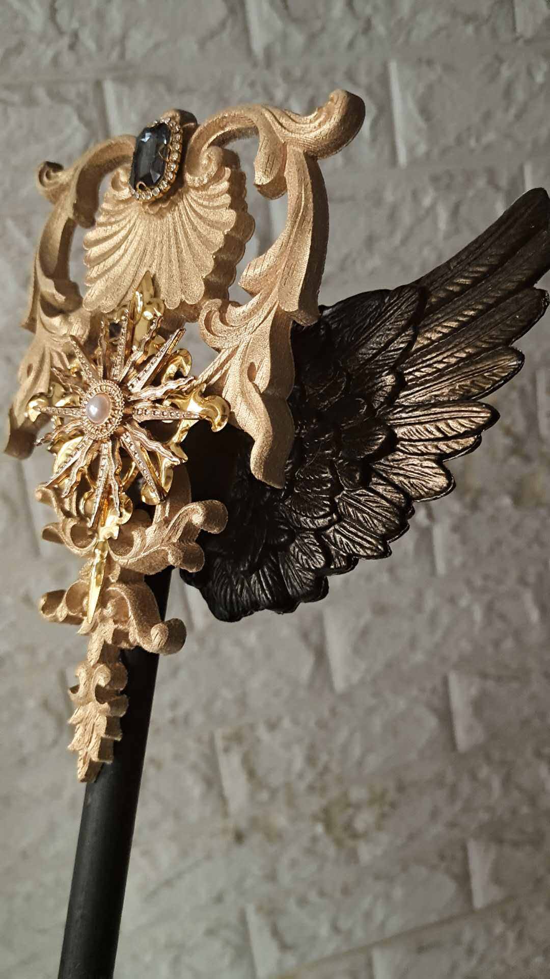 洛丽塔lolita手杖权杖阿尔克纳之梦女王花嫁漫展手持走秀cos道具