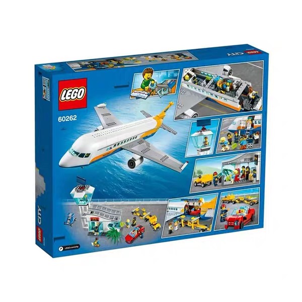 乐高60262客运飞机城市系列lego男女女孩益智建构