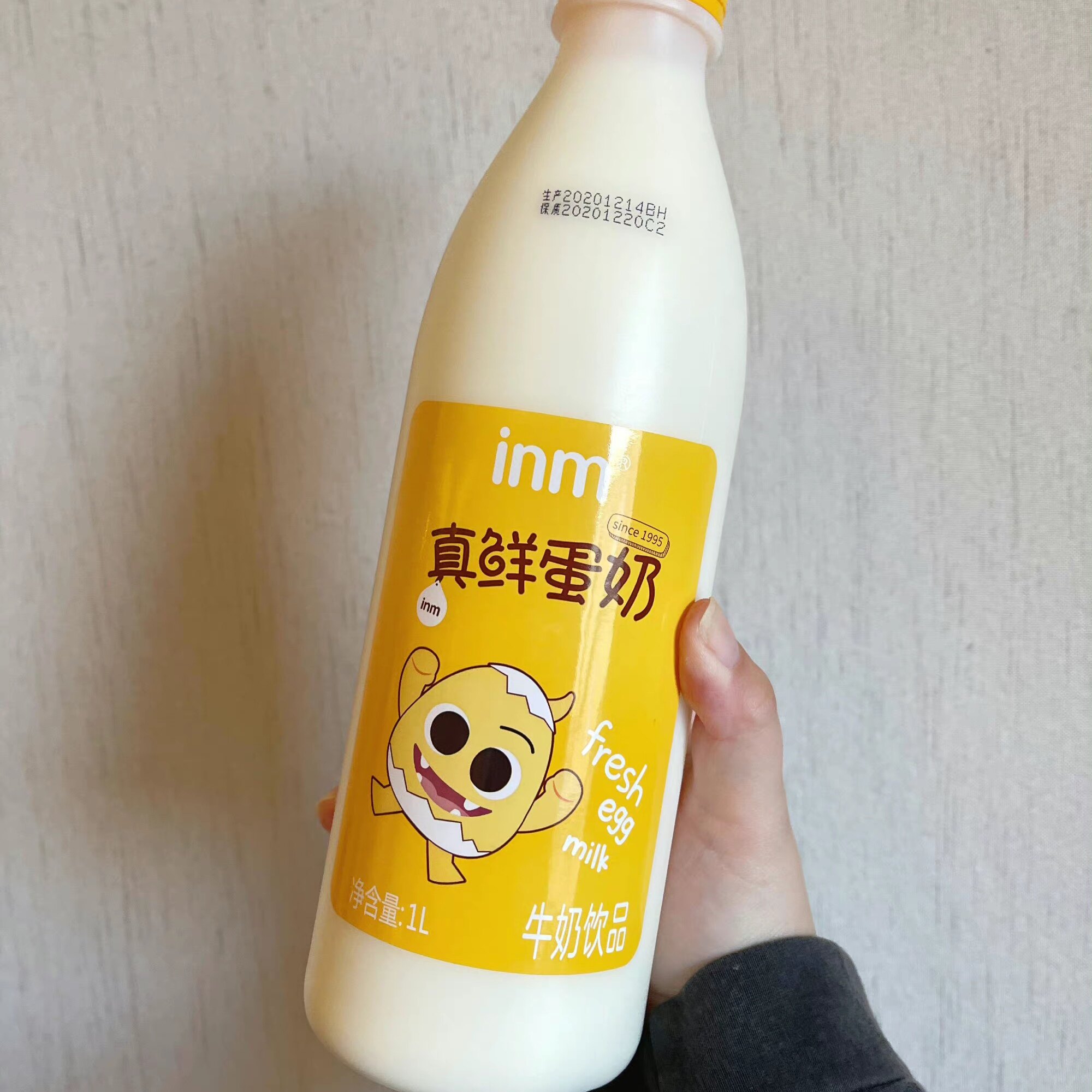 一鸣鲜奶吧真鲜蛋蛋奶真鲜枣奶1l红枣鸡蛋含乳饮料