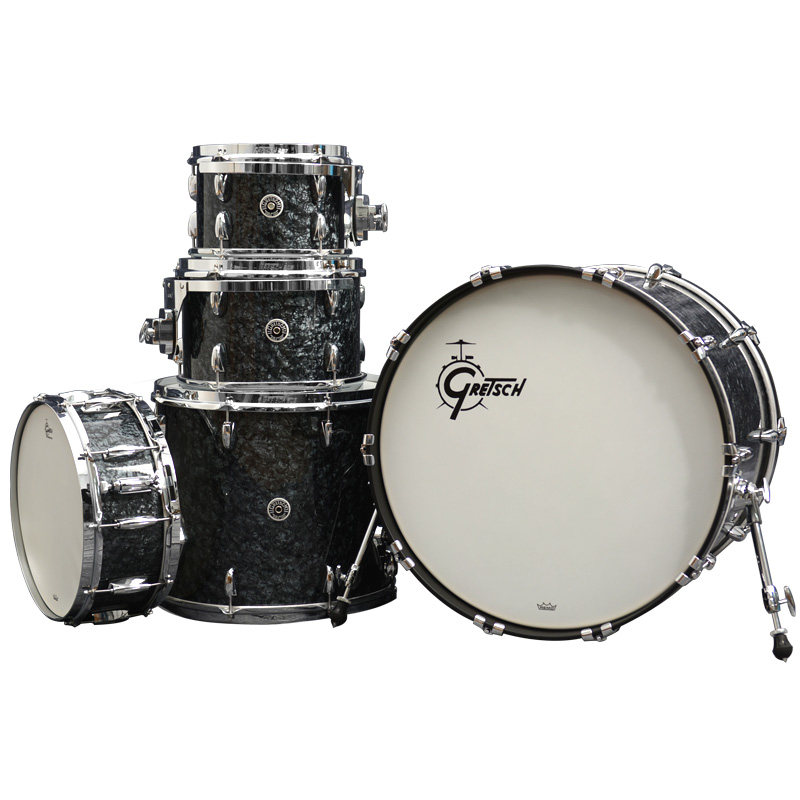 美产gretsch格瑞瑞驰布鲁克林系列檀色冰蓝喷漆专业架子鼓