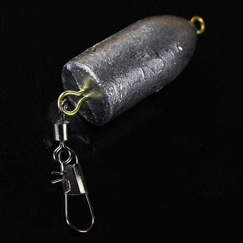 带环远投抛竿铅坠海钓海竿鱼坠渔具钓鱼用品子弹矶钓垂钓坠子