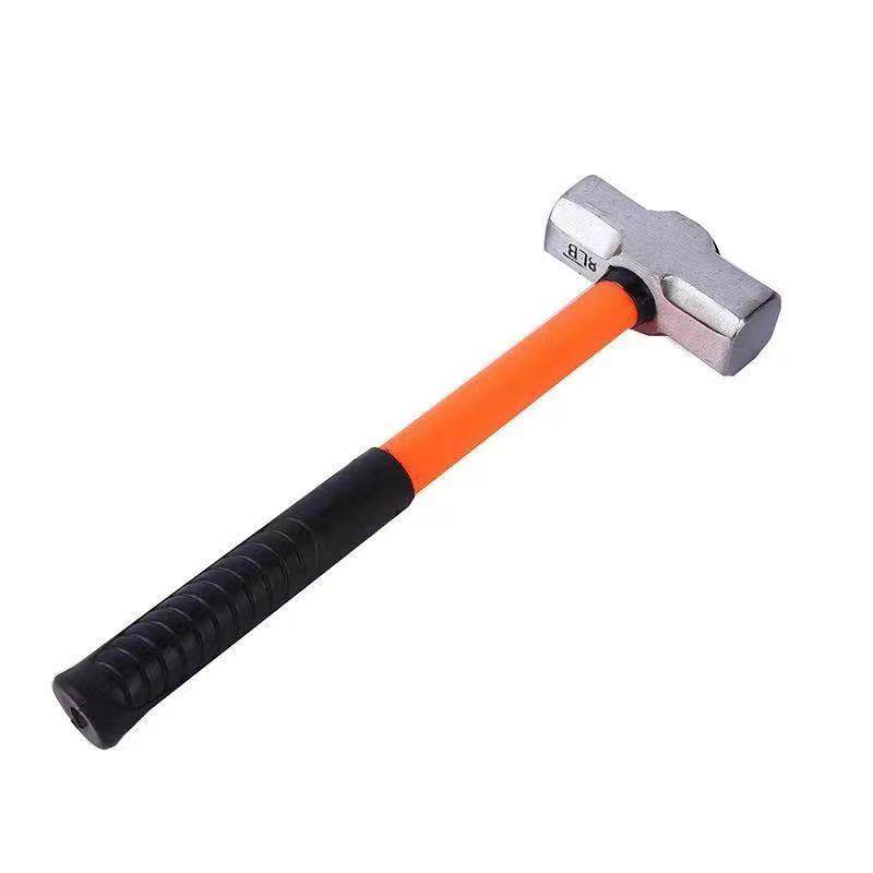 锤子轻型4磅6磅8磅石工锤手pvc磅锤工地石工锤