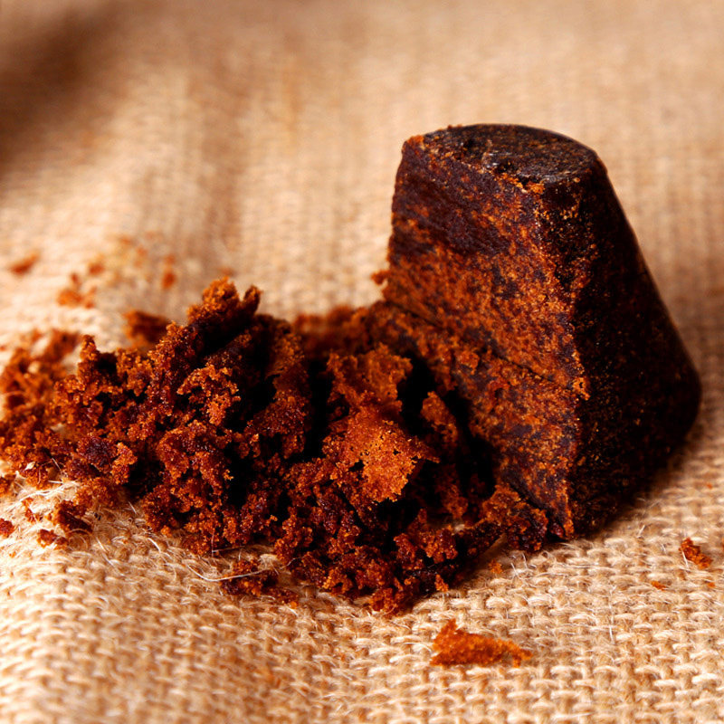 云南特产手工熬制元宝红糖400gx2袋装 弥勒竹园蔗糖红糖块黑糖