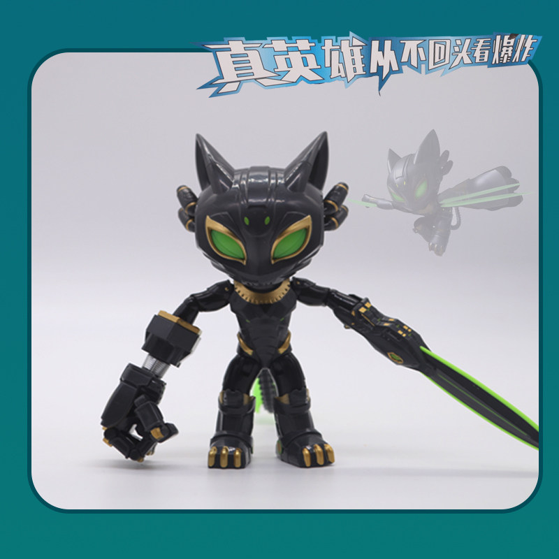 熊出没重返地球阿布手办模型变形机器人玩具方特儿童机器人