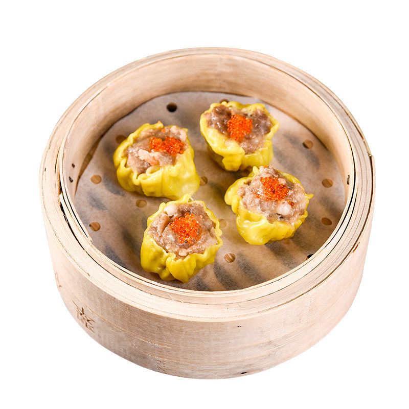 汤婆婆蟹籽鲜虾烧卖200g8个干蒸早点虾仁烧麦广东早茶港式茶点心
