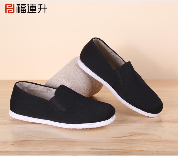 福联升老北京布鞋手工千层底礼相巾麻布传统纯布底福连布鞋