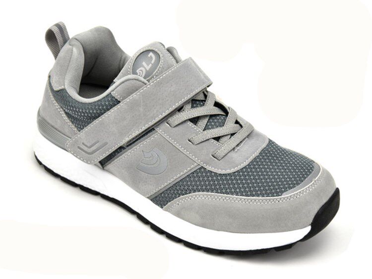 动力健安安全防滑中老年运动休闲舒适男鞋女鞋健步布鞋