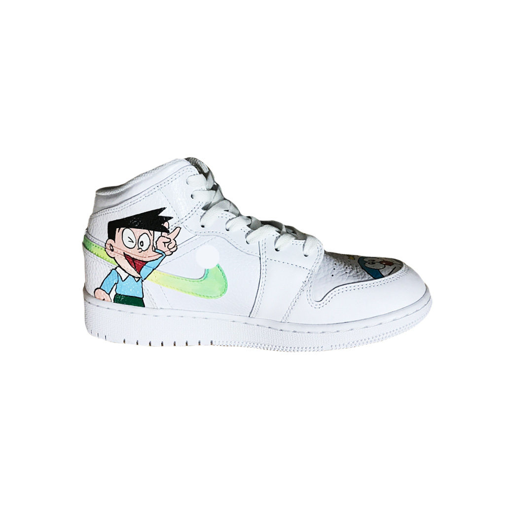 手绘定做做客空军一号aj1动漫涂鸦af1彩绘哆啦手绘鞋