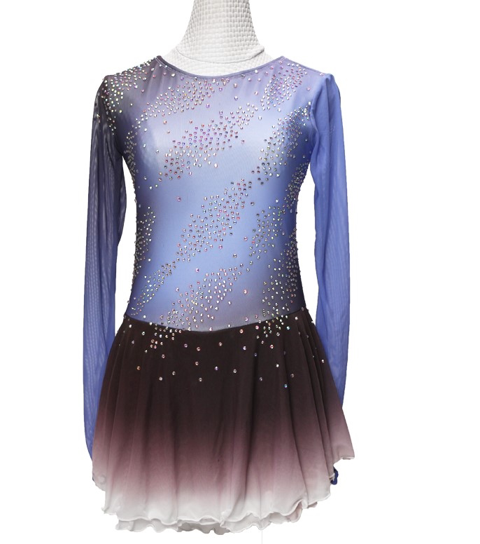 花样滑冰卓宝定制服装表演儿童成人女款a10滑冰服