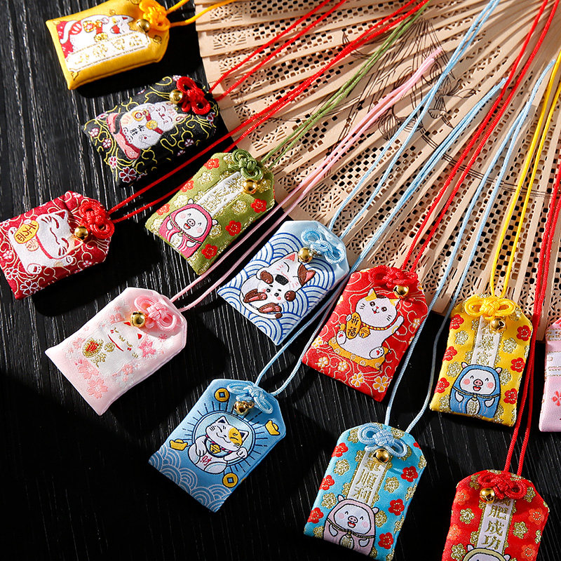 日本日式御守香包香囊平安浅草寺祈福福袋手机香包