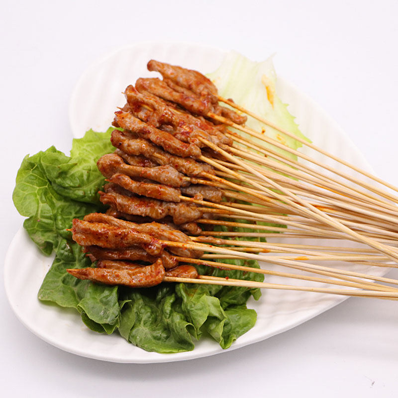 风味羊肉串小串铁板铁板烧烧烤食材新鲜冷冻手把羊肉串
