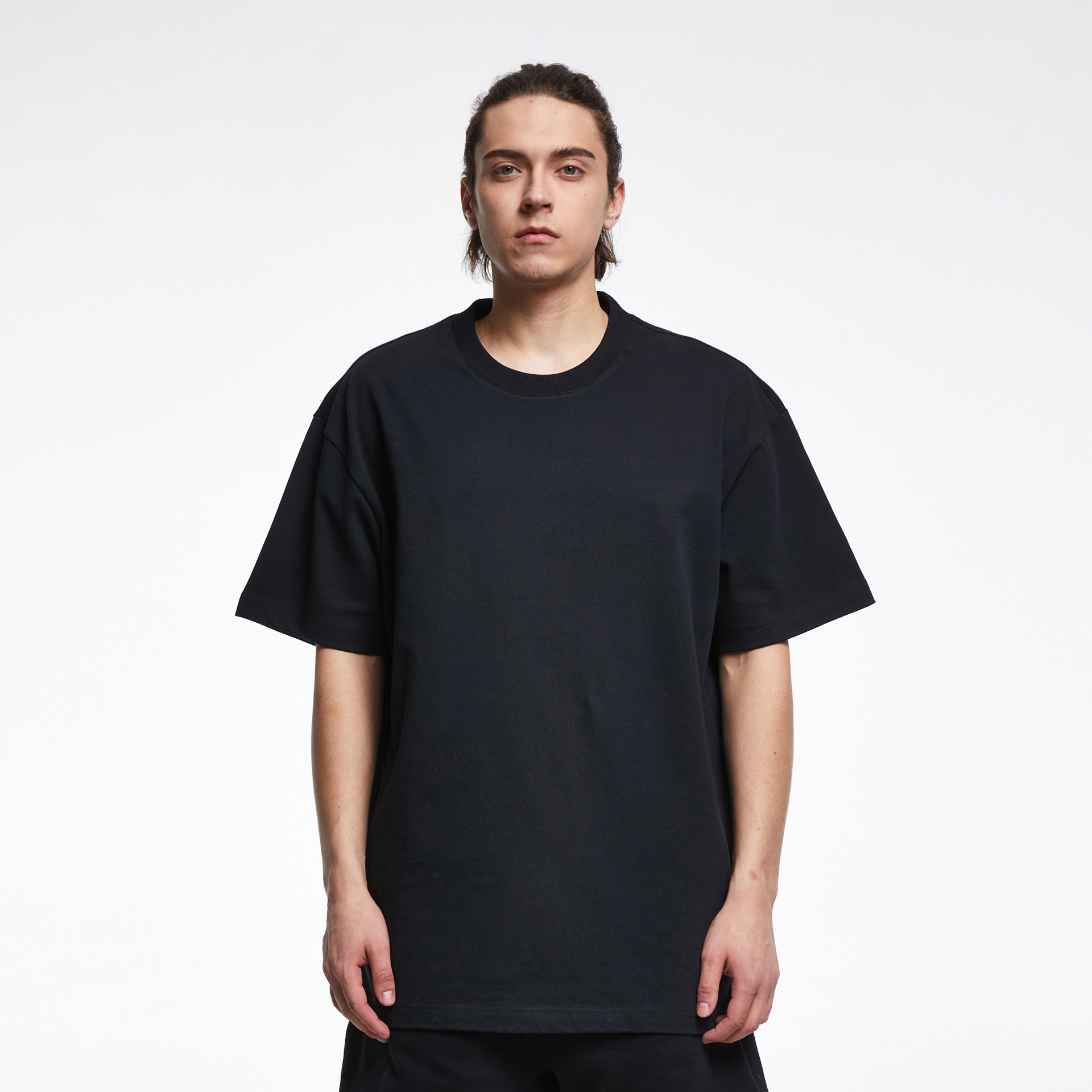 kon纯色男女青年短袖潮男圆领潮牌夏季纯棉t恤