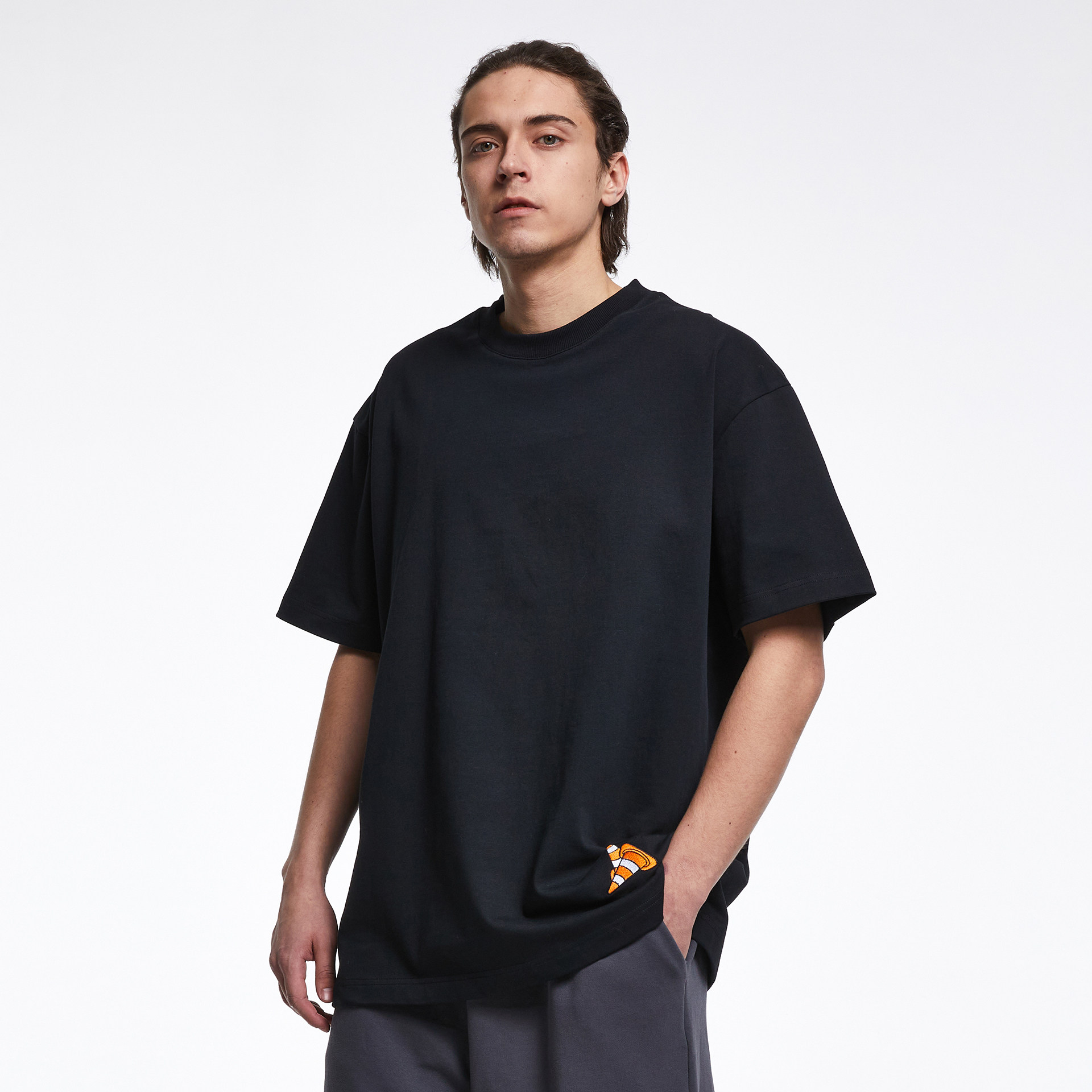 kon棉落男女图案硅胶立体新疆夏新款重磅系列t恤