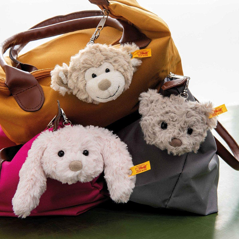 德国steiff原装正版teddybear公仔玩偶泰迪熊钥匙扣毛绒