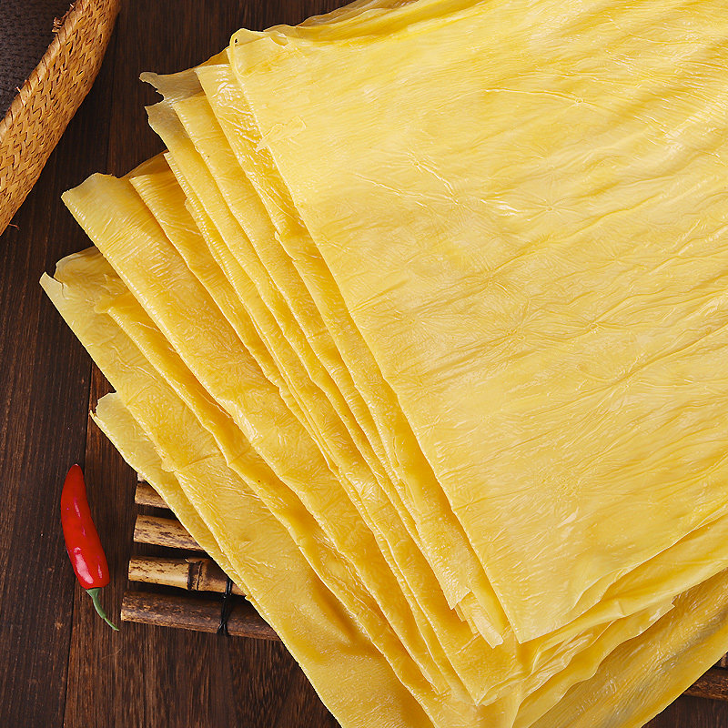 15斤一箱三边腐竹腐皮商用餐饮精选潮汕火锅豆腐皮