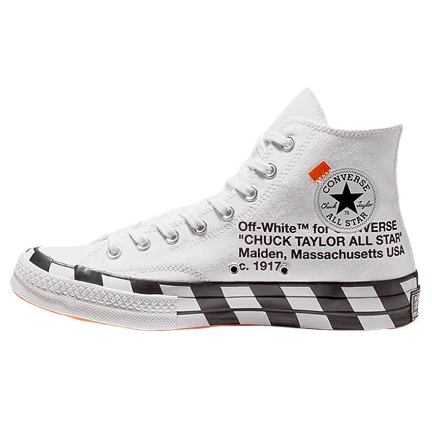 嘎嘎offwhiteconverse1970sow匡威黑白阴阳棋盘163862c帆布鞋