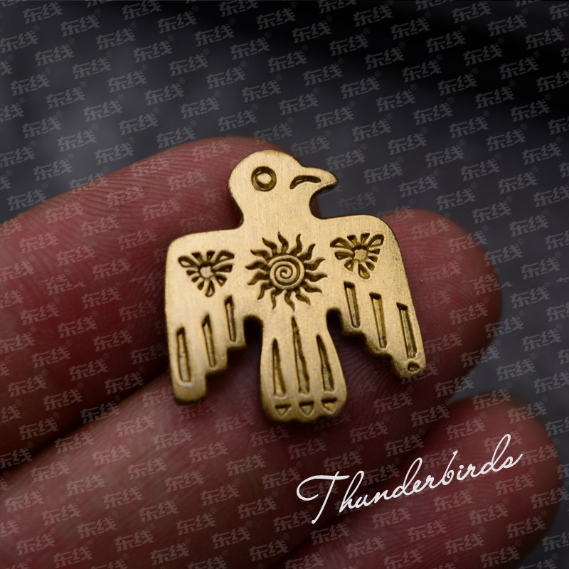 太阳神胸针美国印第安雷鸟针刺马钉古老图腾胸章勋章