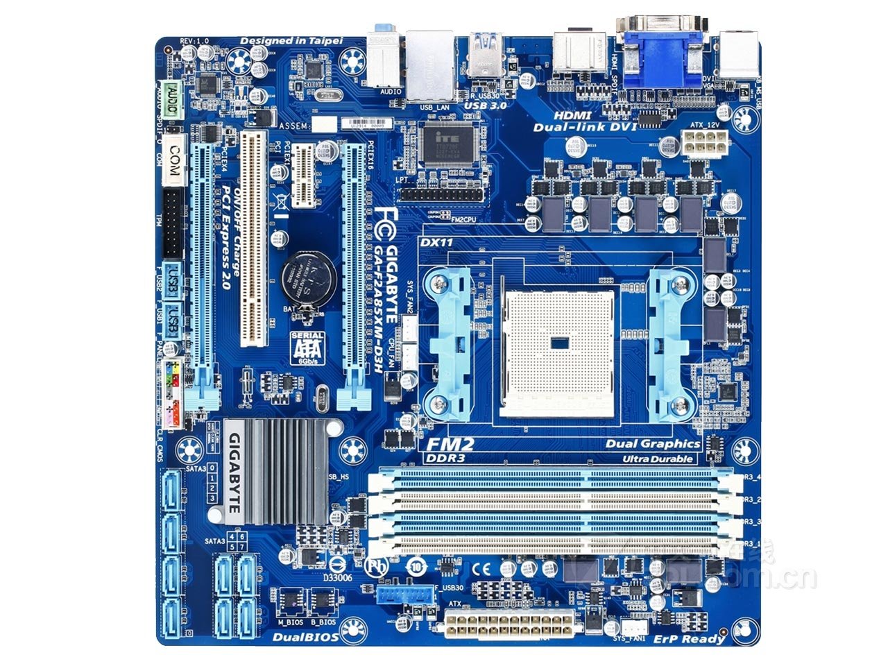 主板fm2二手技嘉905针支持amd730处理器包邮主板