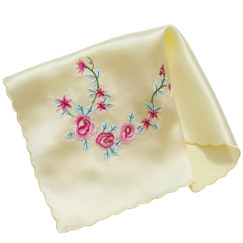 定情信物情人礼物宫廷服饰配饰真丝手帕女士手帕