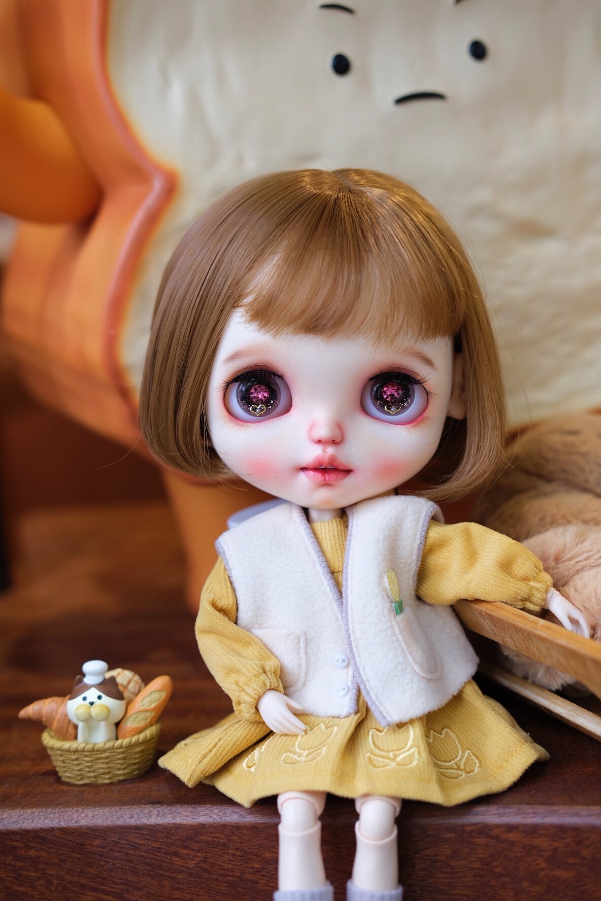 独立后花园blythe小布滴胶钻石真人风眼片包邮娃娃