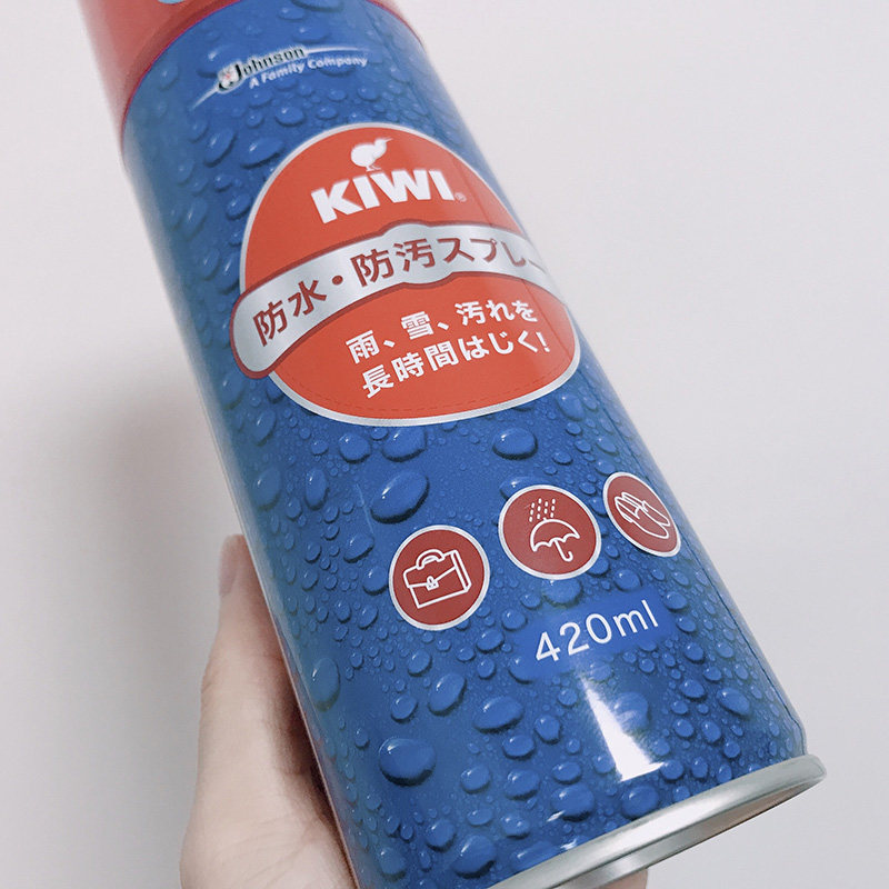 日本进口庄臣奇伟kiwi雪地运动运动鞋鞋子雨天鞋油