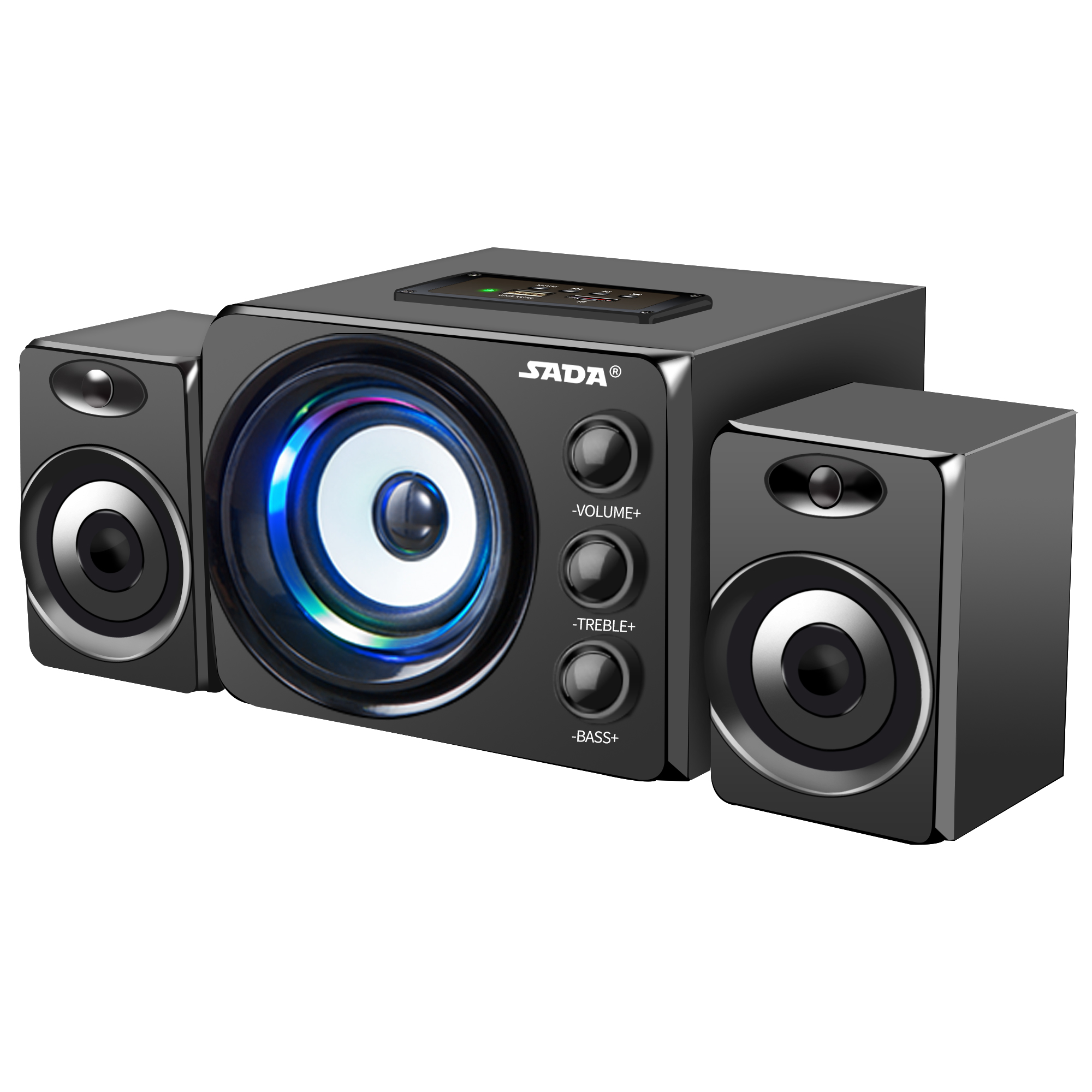 sada q2电脑音响台式家用小音箱蓝牙无线重笔记本影响迷你低音炮