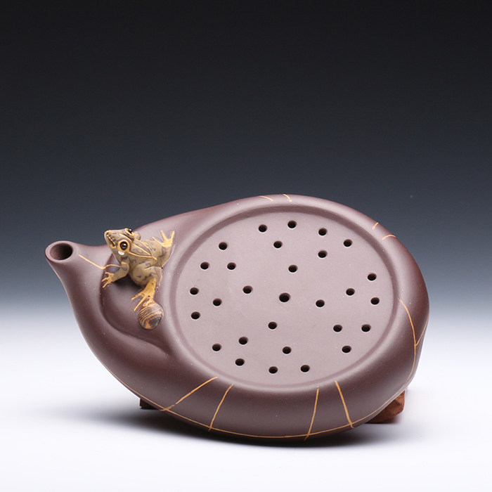 紫砂壶宜兴正品茶具套装许彩云彩云作品壶托两件套整套茶具