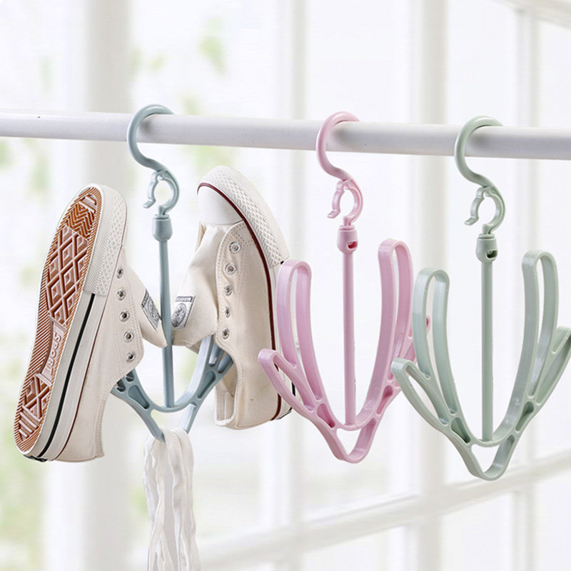 竹天帛 晒鞋架阳台挂鞋架