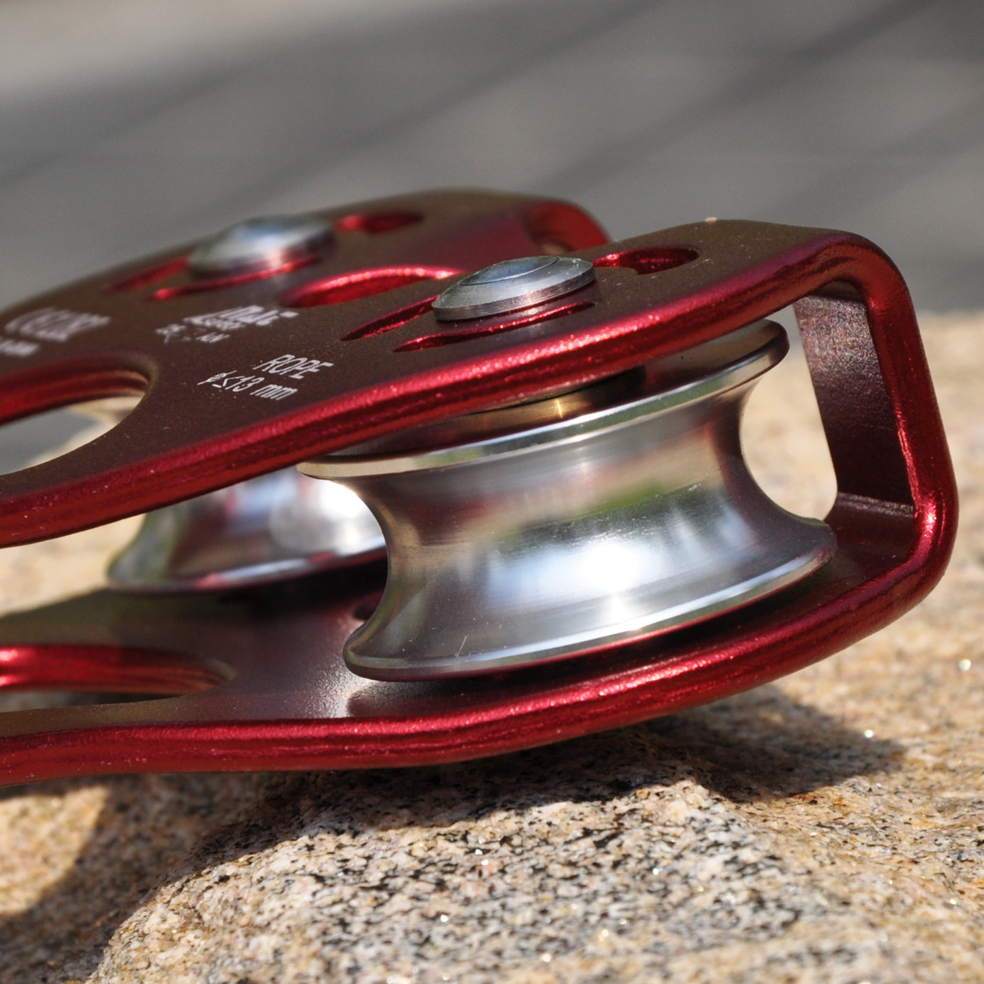 耐安特热卖户外固定式登山单滑轮吊装滑轮横渡攀岩滑轮铝合金 - 耐