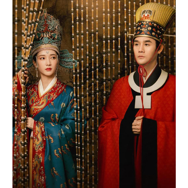 影视新款曹同款宋朝古装皇后服凤朝服码汉女中民族服装