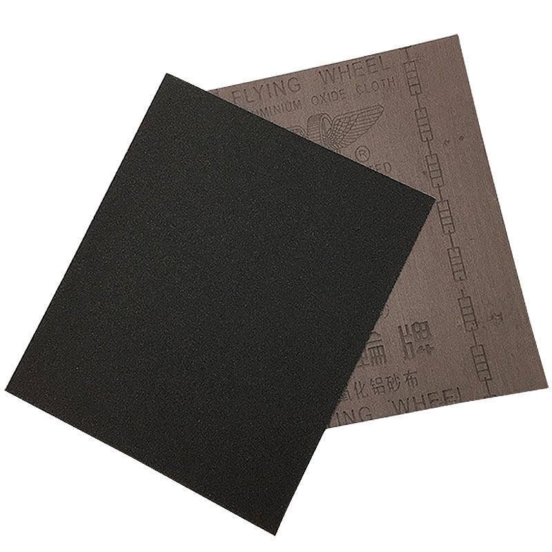 飞轮牌铁砂皮布基细砂纸沙皮纸棕刚玉氧化铝砂布打磨纸静电植砂