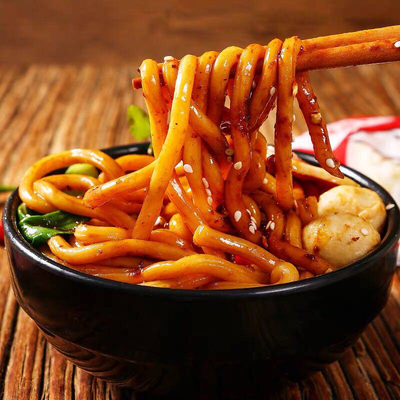 寿桃乌冬面非油炸方便速食捞面拌面日式车仔冲泡方便面