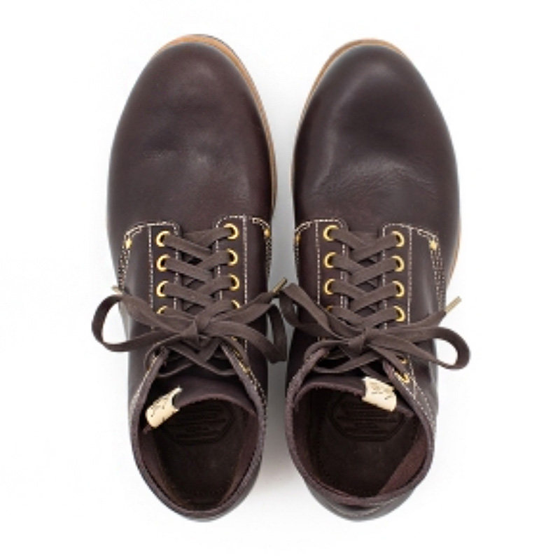 visvim brigadier boots 春季固特异工装手工德比高帮系带潮鞋 男