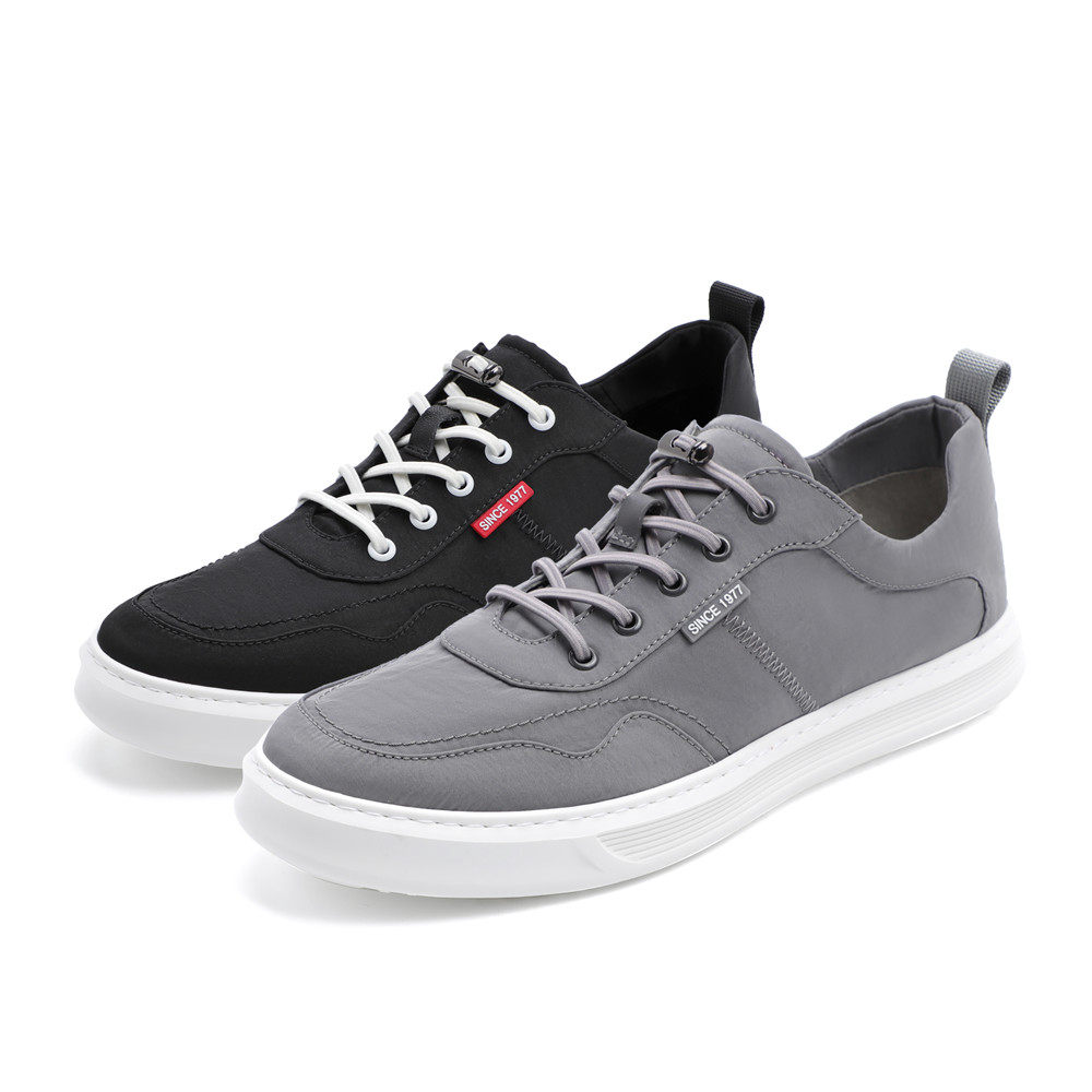 森达2020夏季新款专柜同款休闲百搭板鞋男士时尚休闲鞋