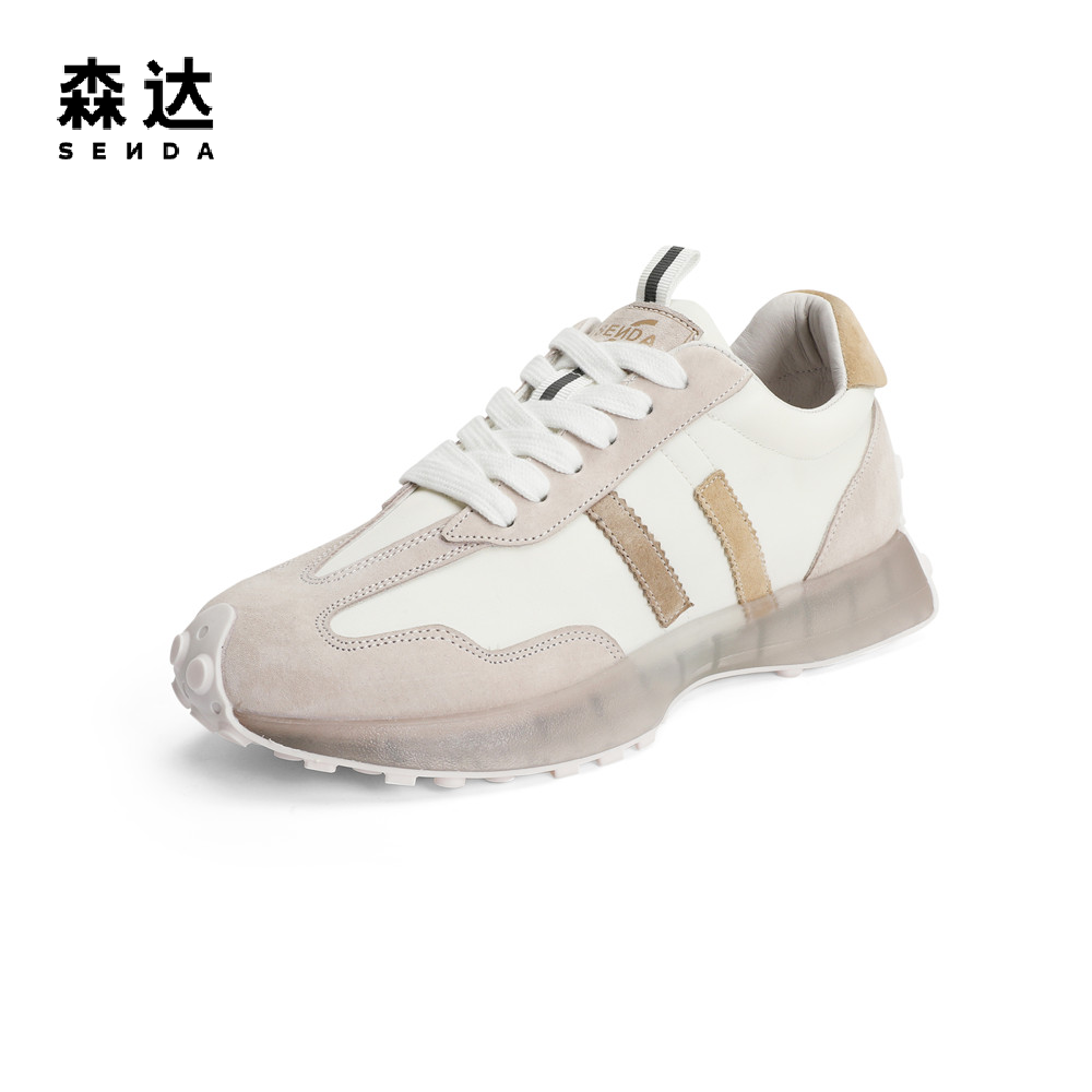 森达商场同款户外跑步运动风女休闲鞋3et01cm1时尚休闲鞋